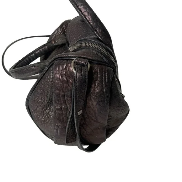 ALEXANDER WANG Pebbled Lambskin Rockie Duffel in Black  and Nickel hardware - Picture 9 of 15